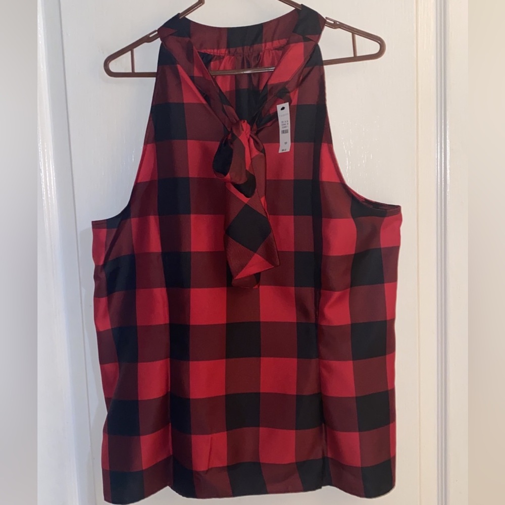 Talbot Buffalo Plaid Blouse